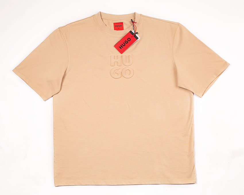 HUGO Logo-Embossed Cotton T-shirt