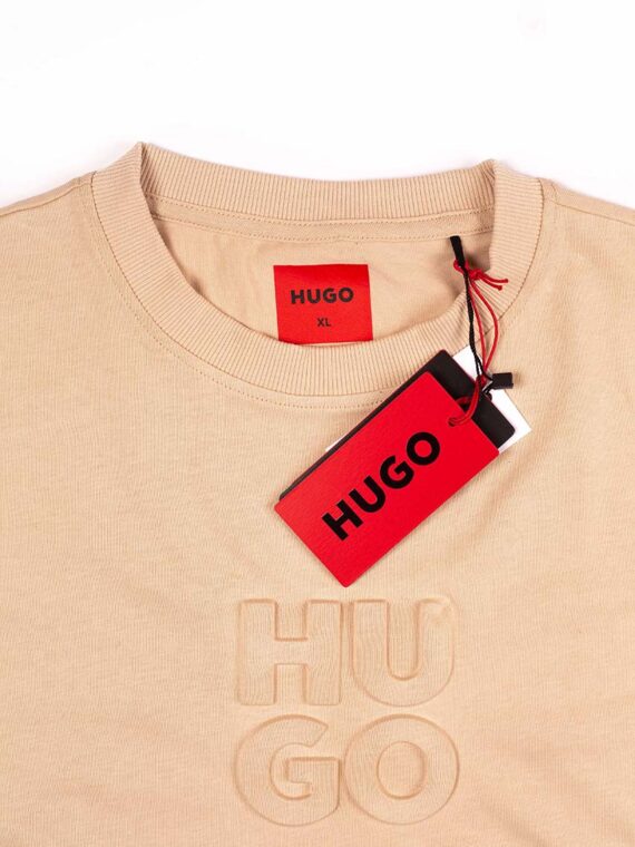 HUGO Logo-Embossed Cotton T-shirt